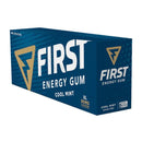 Caixa 15un Chiclete Energético First Energy Gum 80mg de Cafeina Sabor Menta - COOL MINT