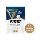 First Energy Gum 80mg Cool Mint, chiclete energético sem açúcar com energia rápida