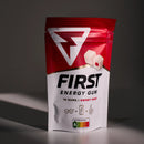 Chiclete energético First Energy Gum 40mg cafeína Sweet Mint sem açúcar com absorção rápida