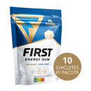 Chiclete Energético First Gum Cafeína Sabor Menta - COOL MINT